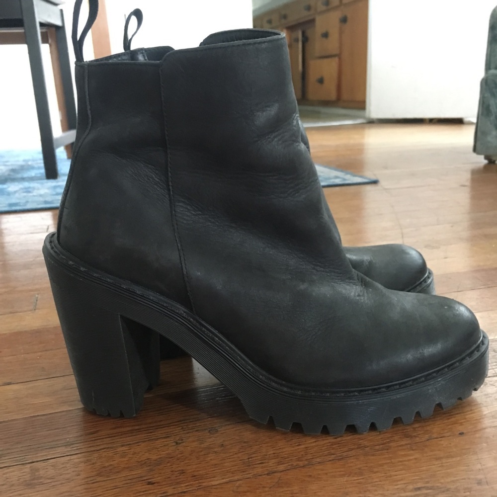 Dr Marten Magdalena Playform Booties Size 10